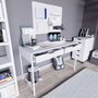 Hanah Home Duru 1600-47 Escritorio de Estudio Blanco